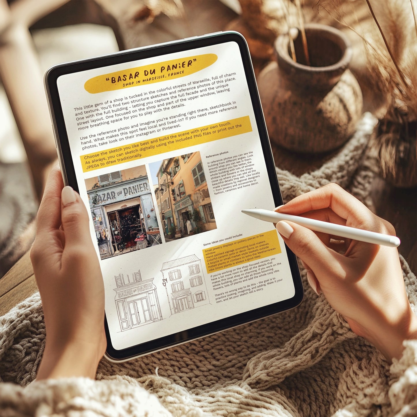 Add Character To Shopfronts / Digital PDF Guide for Artists