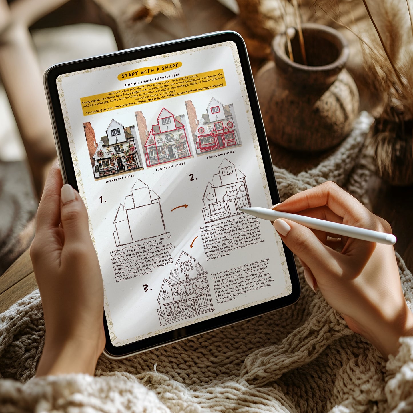 How To Draw Shopfronts / Digital PDF guide To Learn Shapes, Perspective & Confident Sketching
