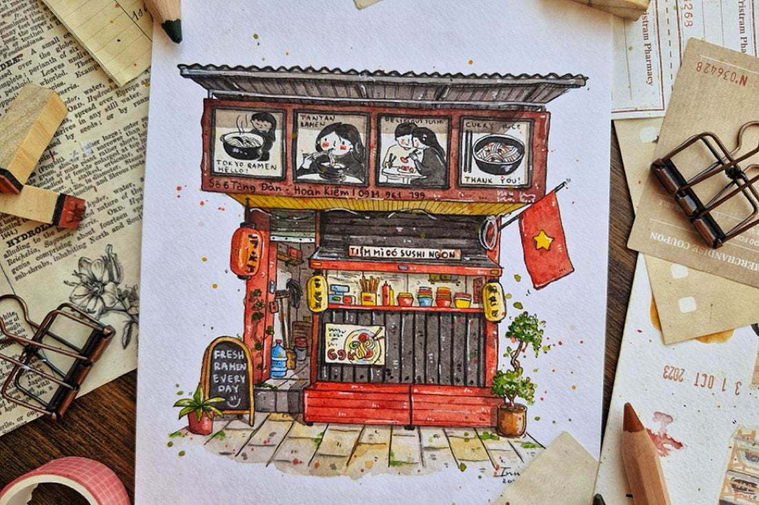 How to Start Drawing Shopfronts: A Beginner's Guide