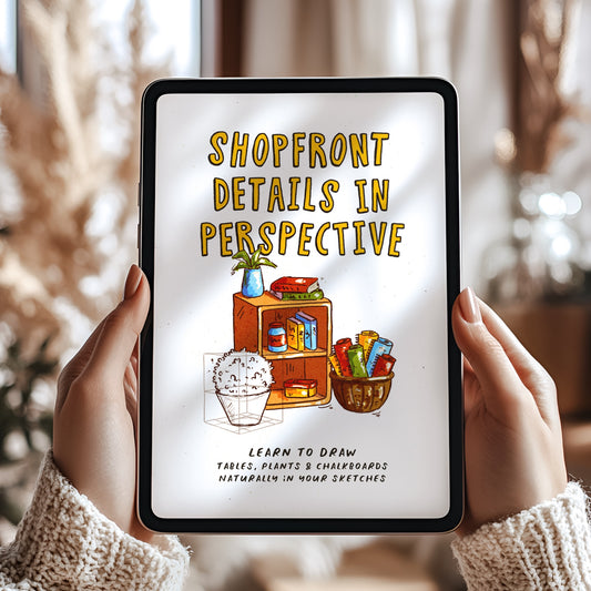 How to draw shopfront details guide cover photo