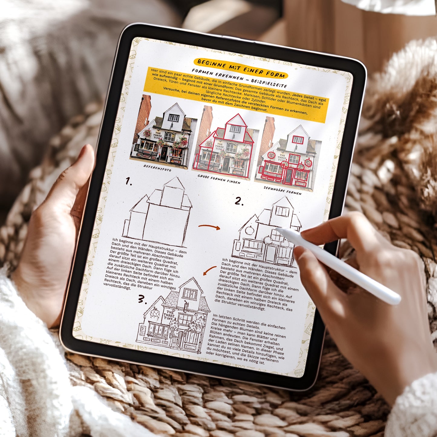 How To Draw Shopfronts / Digital PDF guide To Learn Shapes, Perspective & Confident Sketching
