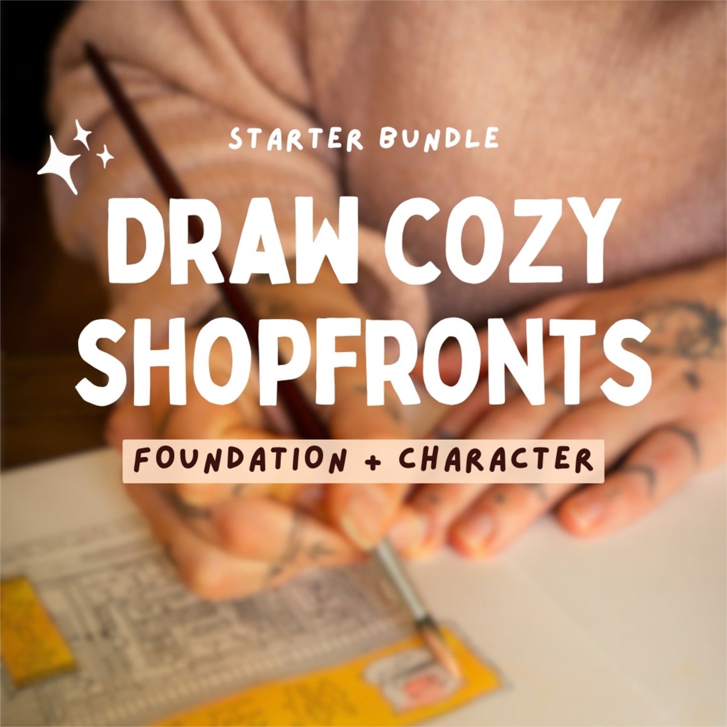 How To Draw Cozy Shopfronts | Foundation and character bundle